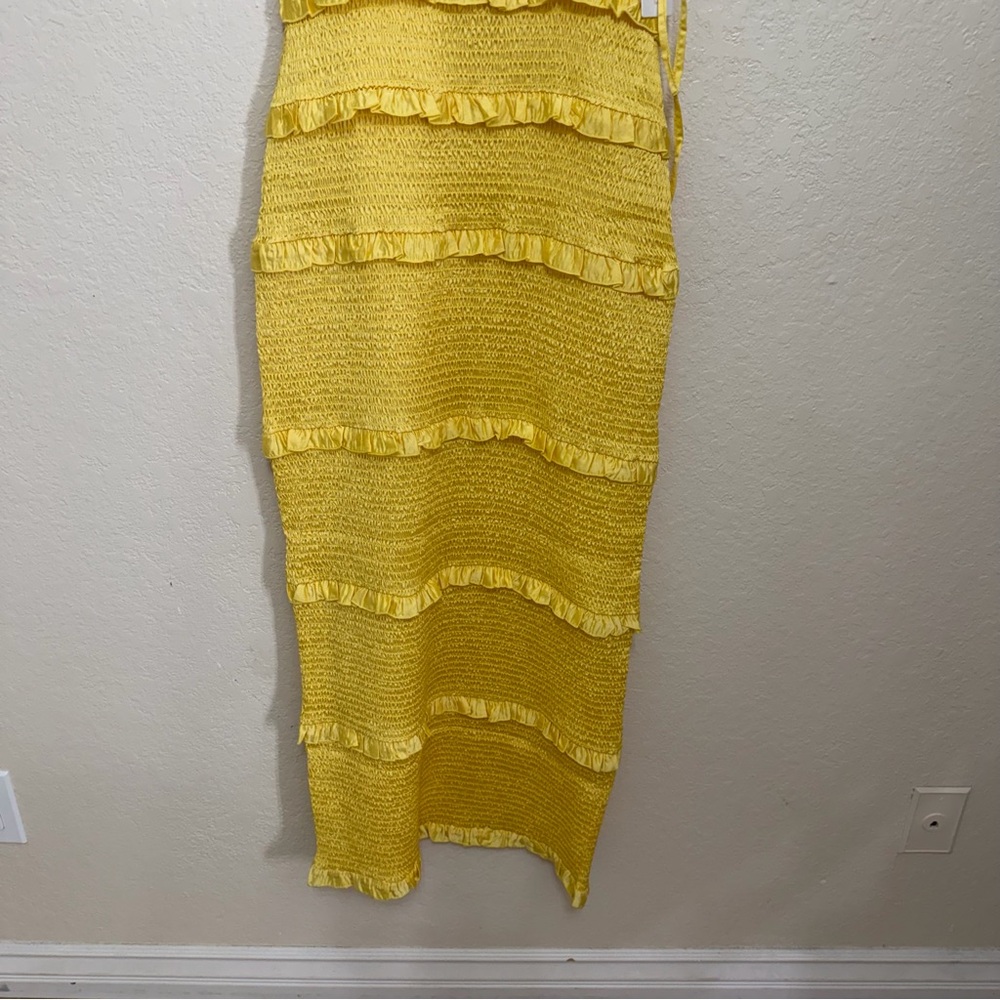 New show me your mumu Stella Smocked Dress size L - Picture 11 of 11